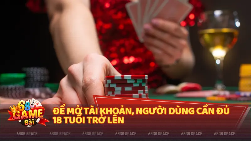 Câu hỏi thường gặp: Để mở tài khoản, người dùng cần đủ 18 tuổi trở lên và có khả năng chịu trách nhiệm với hành vi cá cược của mình.